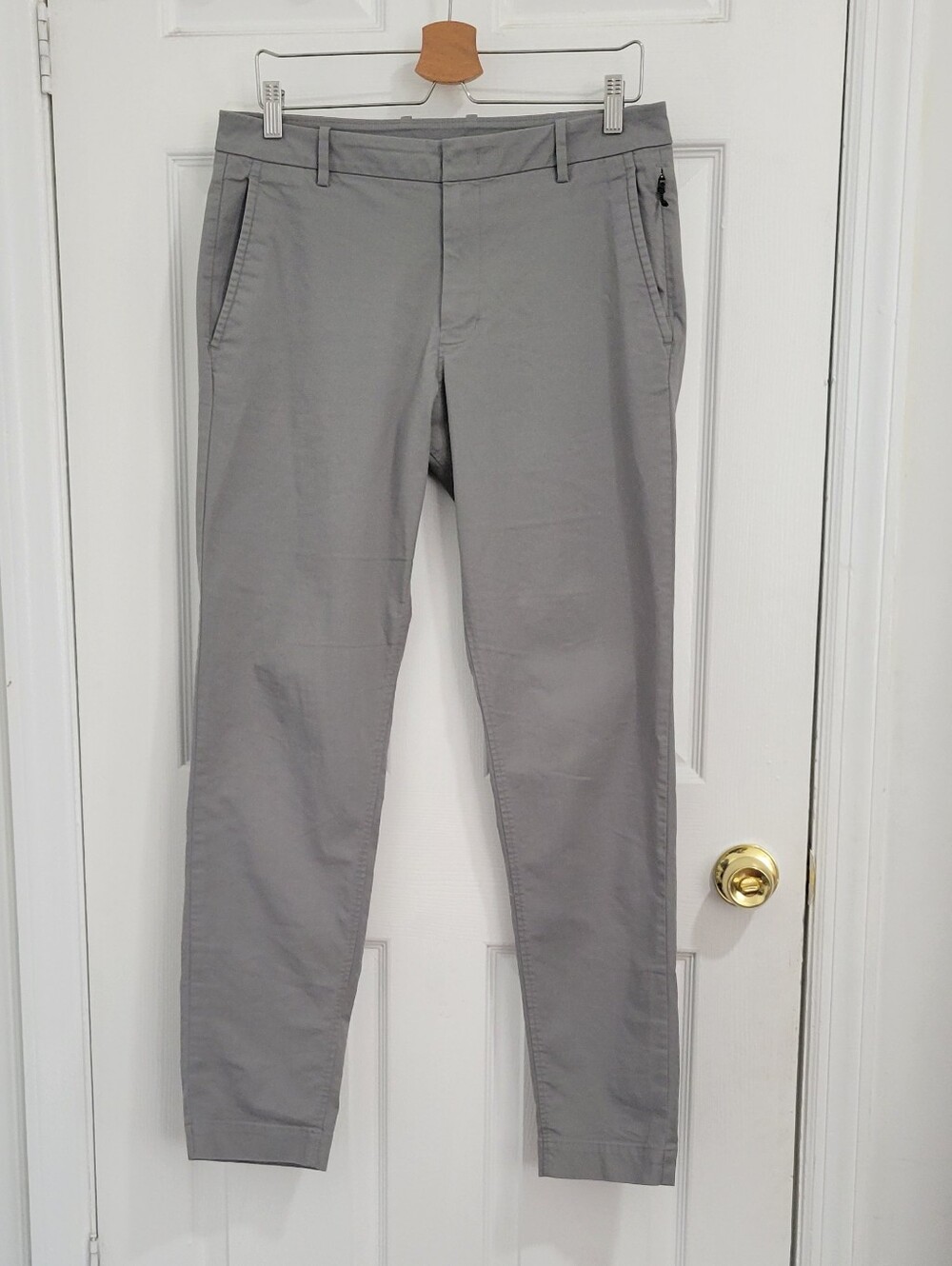 Kit and Ace Light Grey Chinos Mens
